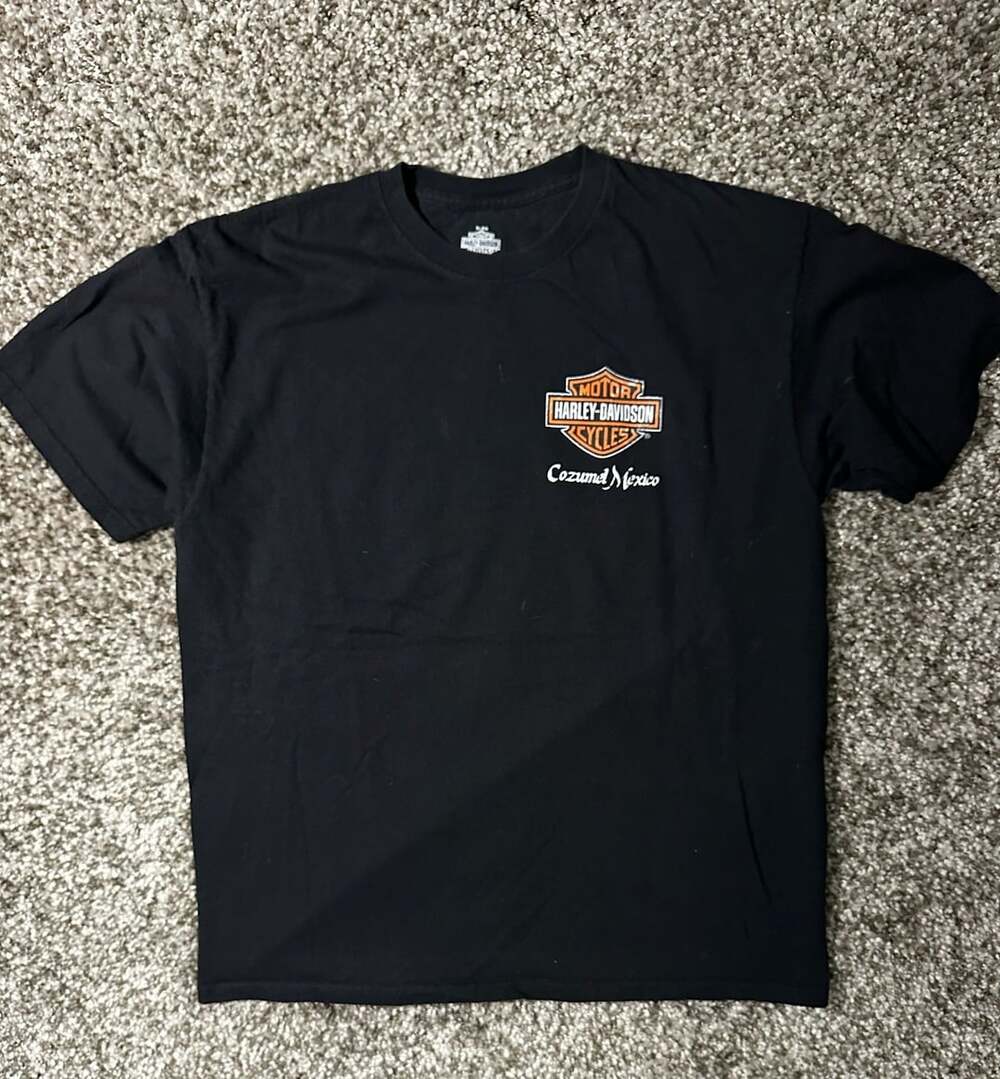 Harley Davidson T-Shirt Size XL/XG Black Cozumel Mexico